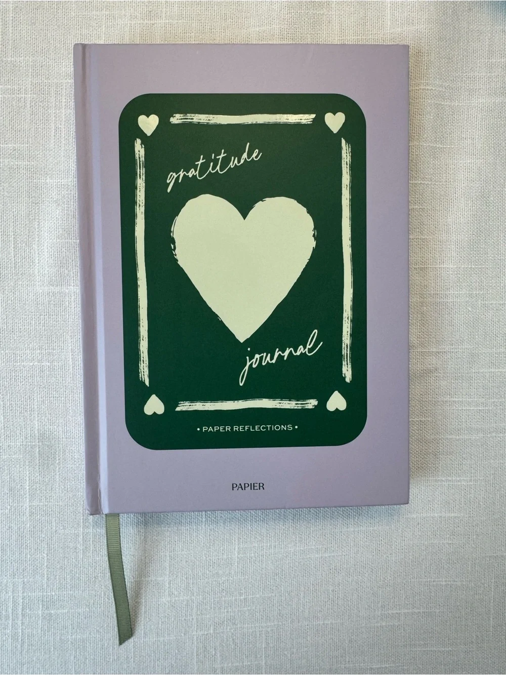 Papier x Anthropologie Painted Heart Gratitude Journal NWT